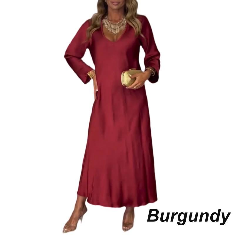 🔥Durée limitée -50 % de réduction 🔥Robe longue brillante élégante