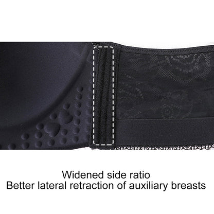 🔥Vente chaude 🔥Soutien-gorge sexy sans fil avec fermeture avant brodée rose