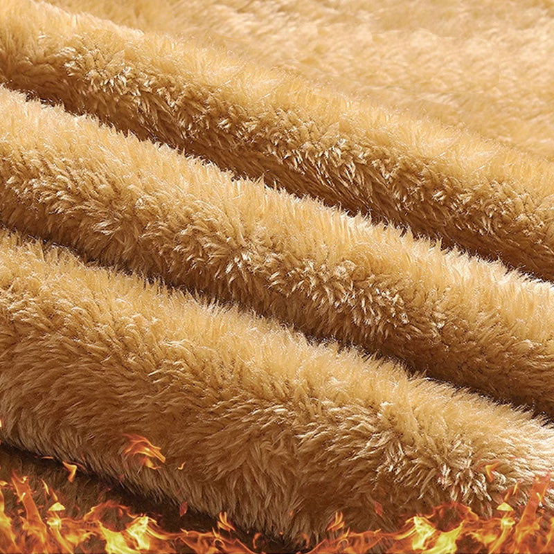 🎅Promotion de Noël 40% de réduction🎊Pantalon décontracté droit épais en polaire pour hommes