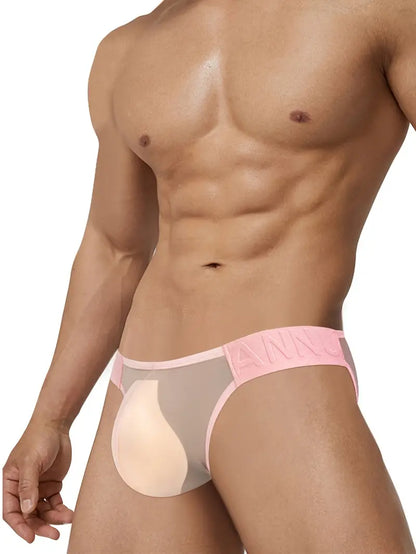 Sous-vêtements de sport respirants ultra-fins pour hommes en soie glacée