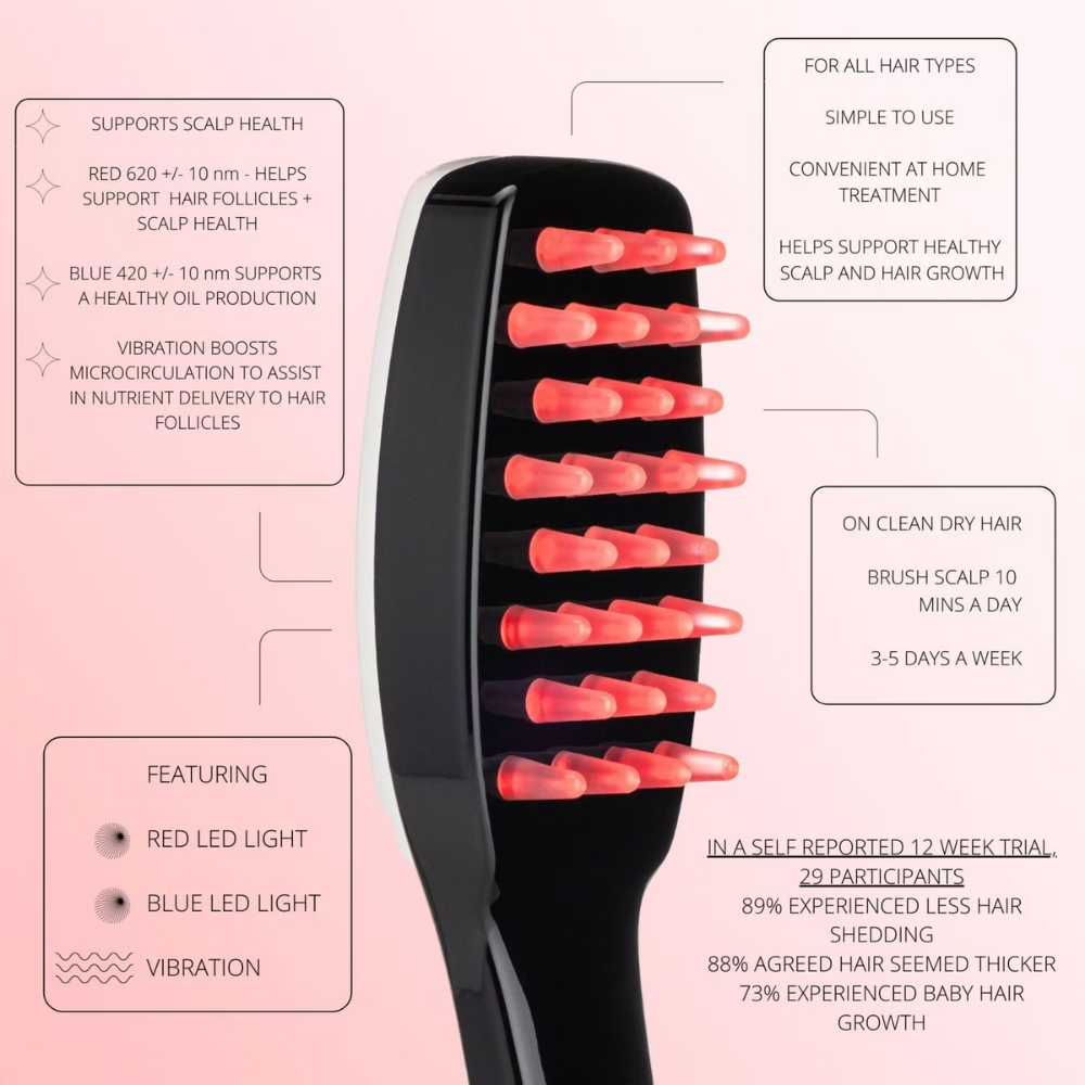 RoseBrush - Red Light Therapy Hair Brush