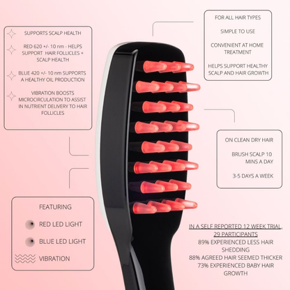 RoseBrush - Red Light Therapy Hair Brush