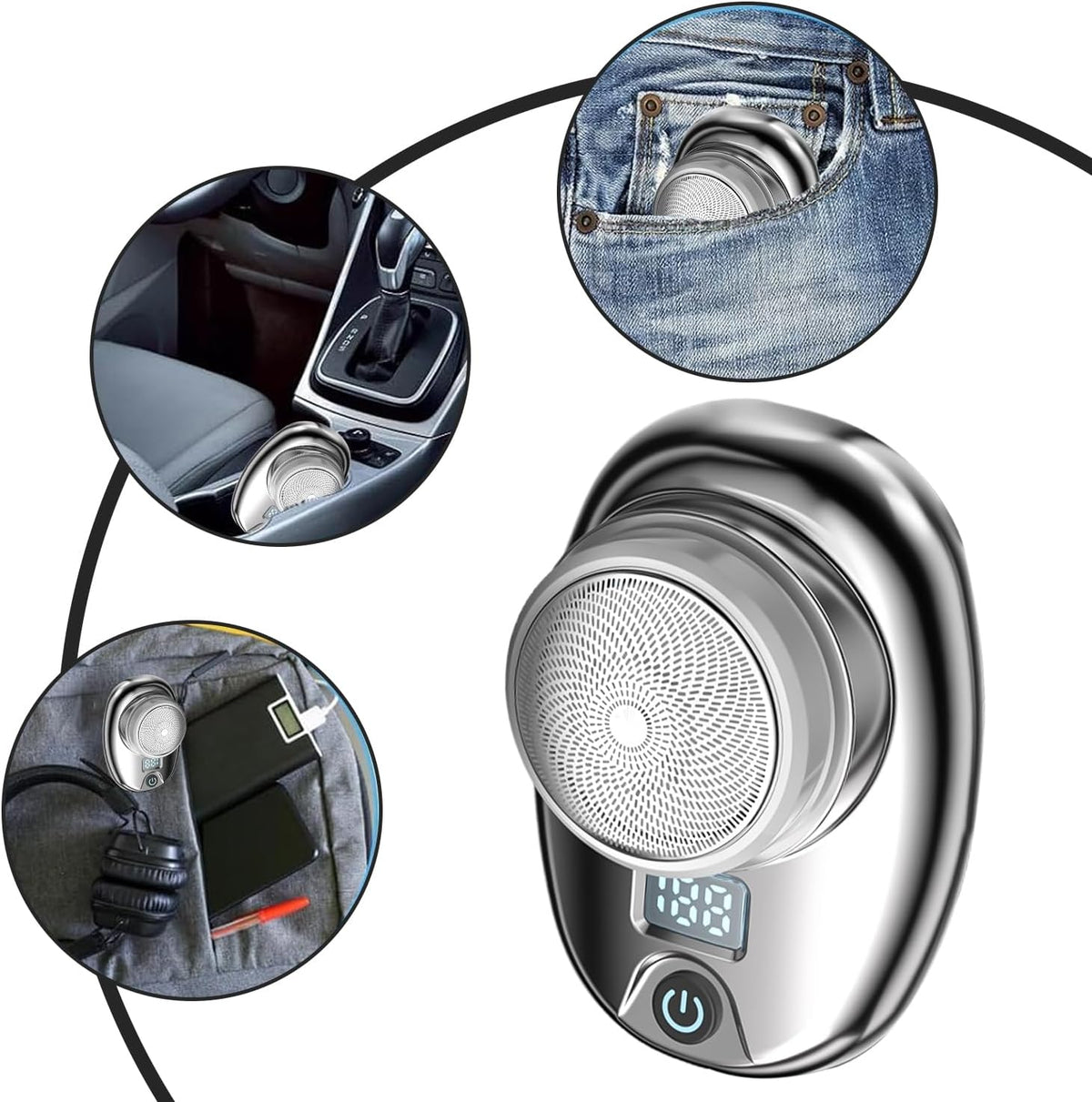 RASOIR ÉLECTRIQUE PORTABLE