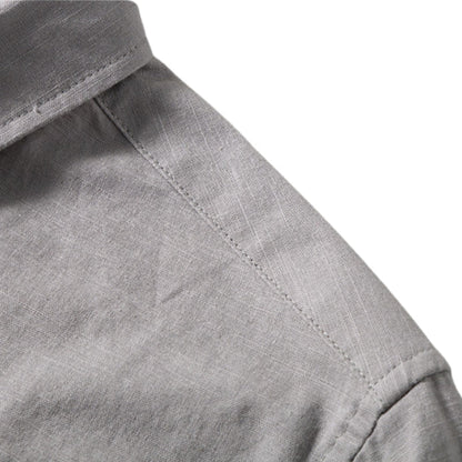 Heritage Linen-Cotton Shirt – Monaco (Short-Sleeve)