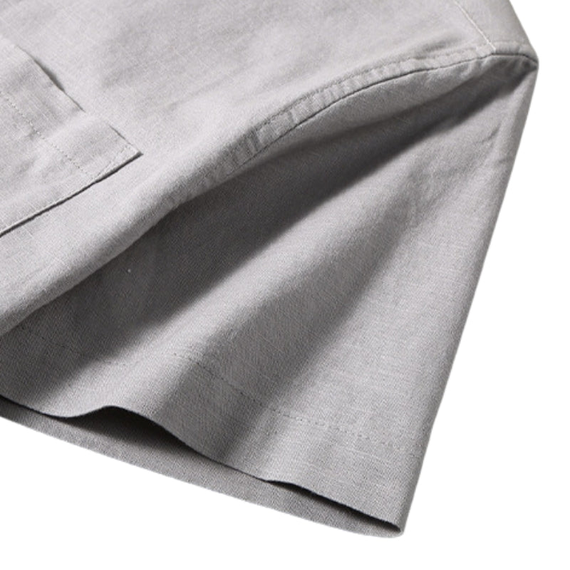 Heritage Linen-Cotton Shirt – Monaco (Short-Sleeve)