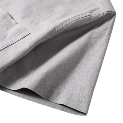 Heritage Linen-Cotton Shirt – Monaco (Short-Sleeve)