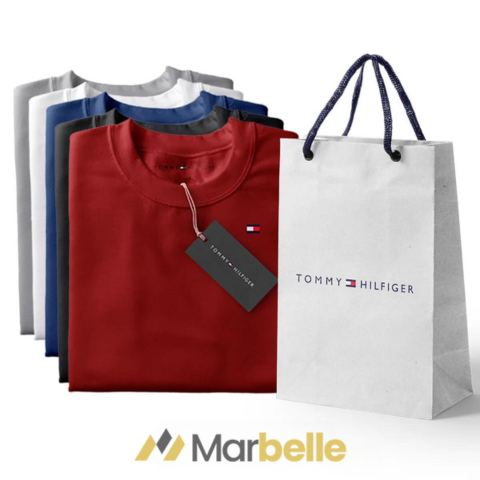 Kit 5 T-shirts Tommy Essential - Payez 3 et obtenez 5 - DERNIÈRES UNITÉS