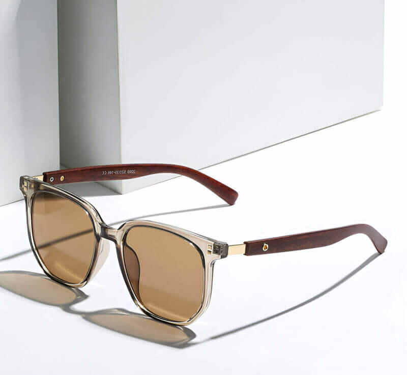 Óculos de Sol Masculino Excellence Marrom Classico Overtize