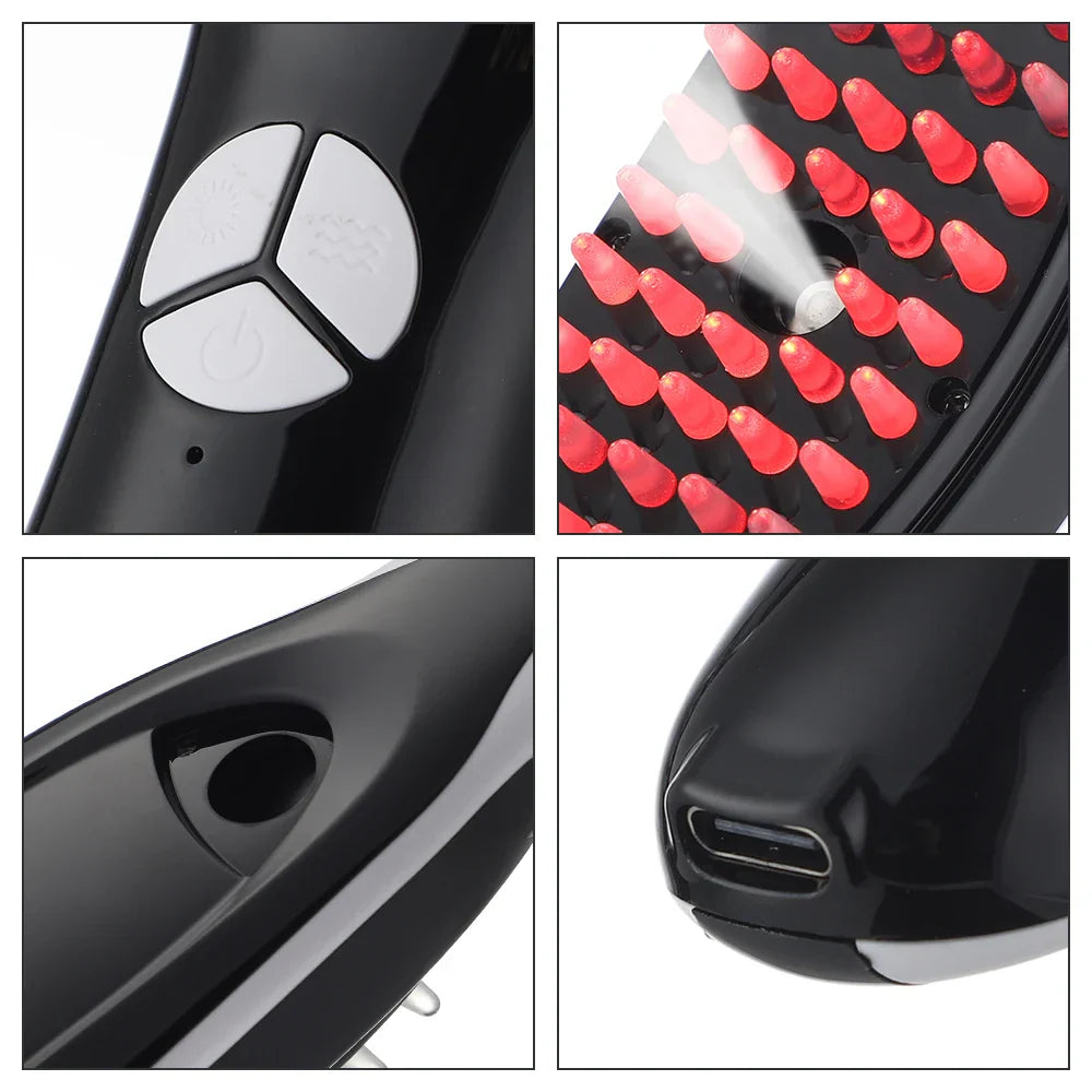 RoseBrush - Red Light Therapy Hair Brush