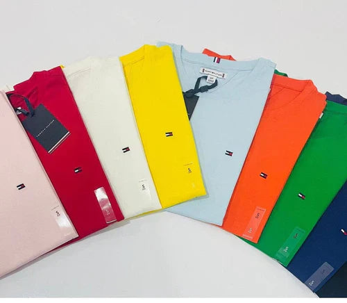 Kit 5 T-shirts Tommy Essential - Payez 3 et obtenez 5 - DERNIÈRES UNITÉS