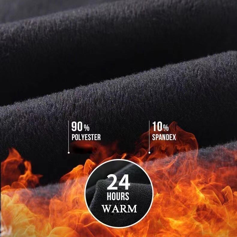 Jean skinny élastique en peluche chaude pour femme