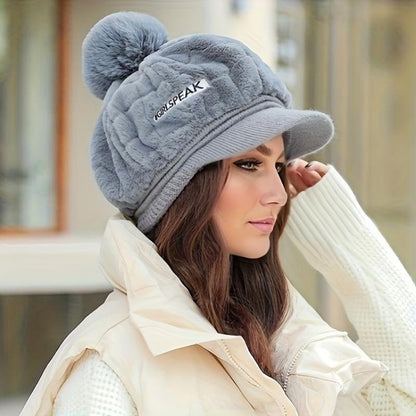 🎁Le meilleur cadeau pour elle 🎁👒 - chapeau d'hiver pour femme à bord court🥰