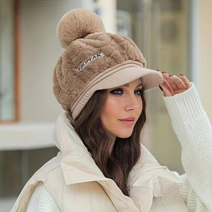 🎁Le meilleur cadeau pour elle 🎁👒 - chapeau d'hiver pour femme à bord court🥰
