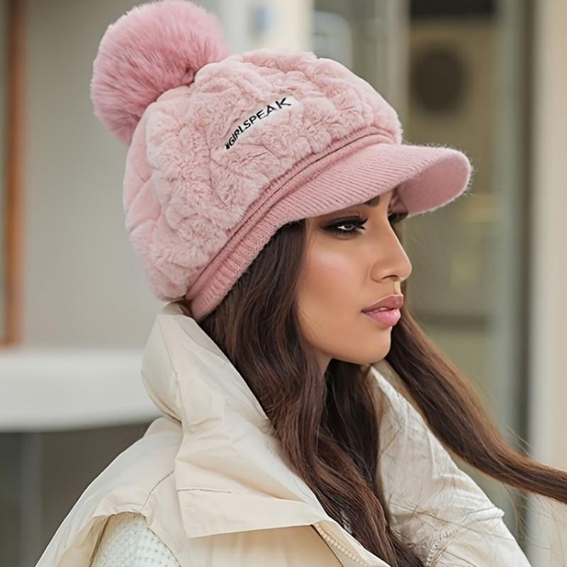 🎁Le meilleur cadeau pour elle 🎁👒 - chapeau d'hiver pour femme à bord court🥰