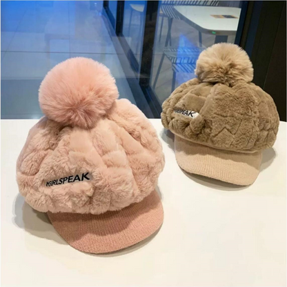 🎁Le meilleur cadeau pour elle 🎁👒 - chapeau d'hiver pour femme à bord court🥰