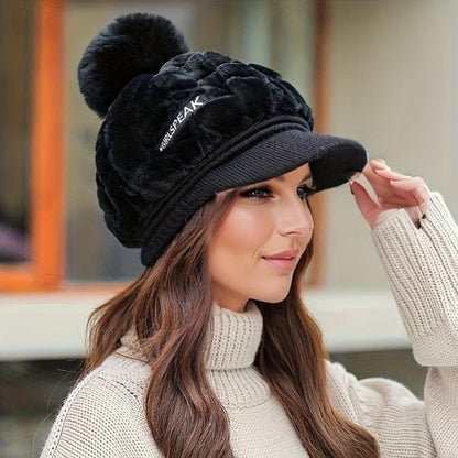 🎁Le meilleur cadeau pour elle 🎁👒 - chapeau d'hiver pour femme à bord court🥰