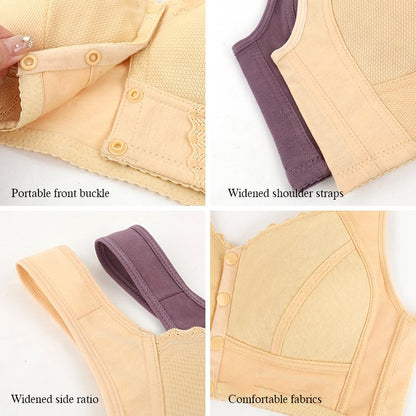 💥Demi-tarif pour le deuxième💥🌸Soutien-gorge respirant Plus Size pour femmes avec fermeture frontale