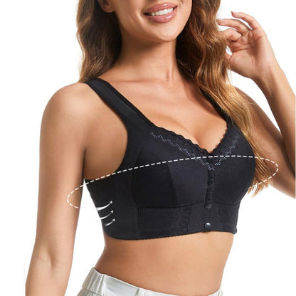 💥Demi-tarif pour le deuxième💥🌸Soutien-gorge respirant Plus Size pour femmes avec fermeture frontale