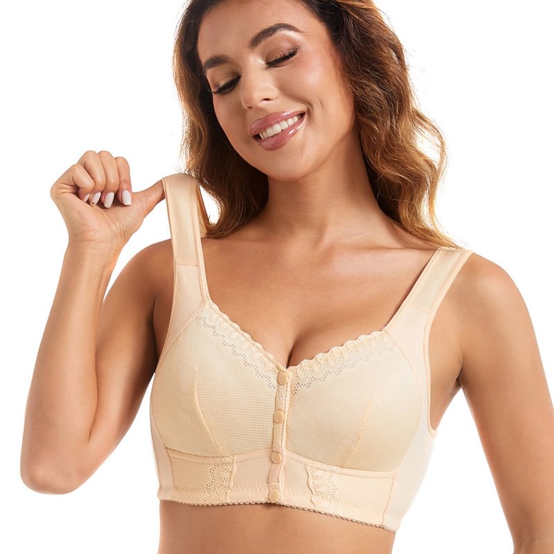 💥Demi-tarif pour le deuxième💥🌸Soutien-gorge respirant Plus Size pour femmes avec fermeture frontale