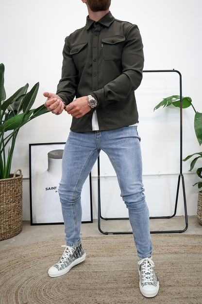 🎁Grande vente 2024🎁💥Veste chemise à boutons