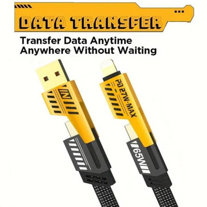 Câble de charge rapide PD 27W 65W 4 en 1