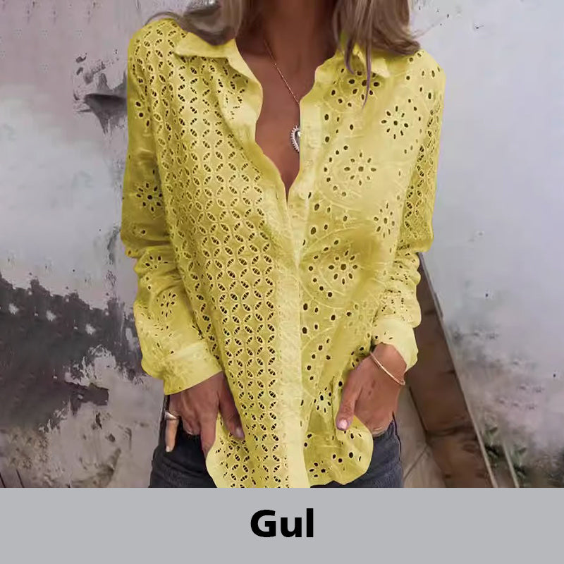 ☀Vente d'été 49% de réduction🔥Chemise tendance à boutons amples et creux