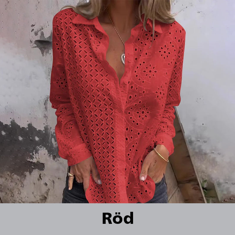 ☀Vente d'été 49% de réduction🔥Chemise tendance à boutons amples et creux