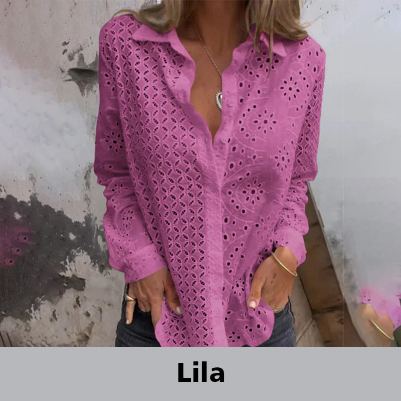 ☀Vente d'été 49% de réduction🔥Chemise tendance à boutons amples et creux