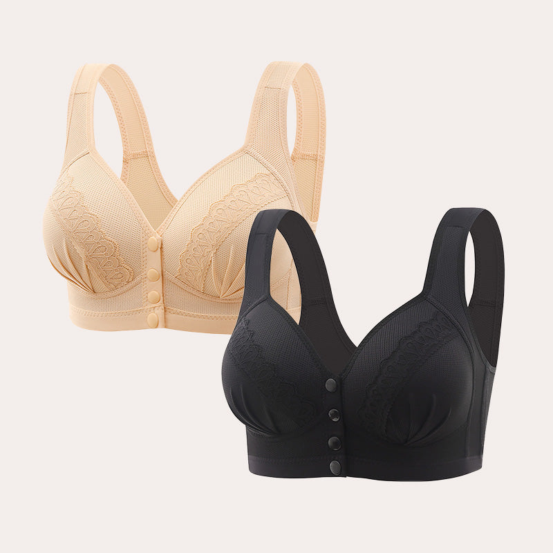 ✨ Soutien-gorge en coton respirant avec bouton sur le devant