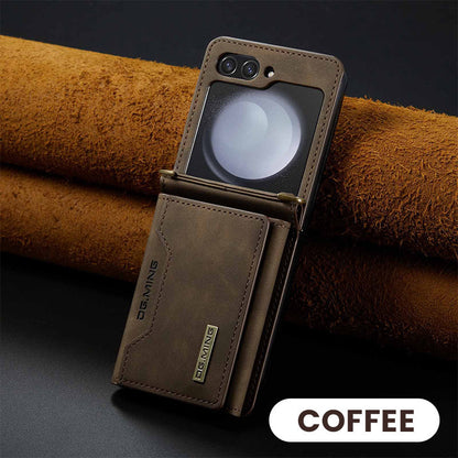 Étui portefeuille pliable avec lanière bandoulière pour téléphone