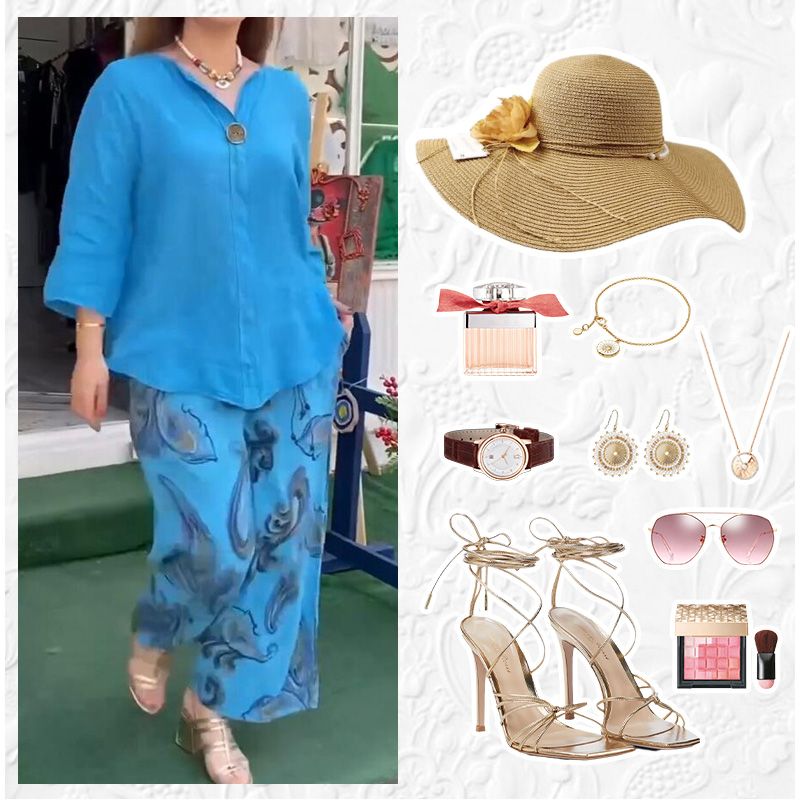 📦Livraison gratuite💖2 pièces chemise à manches longues et pantalon ample ensemble pour les femmes avec des imprimés décontractés✨