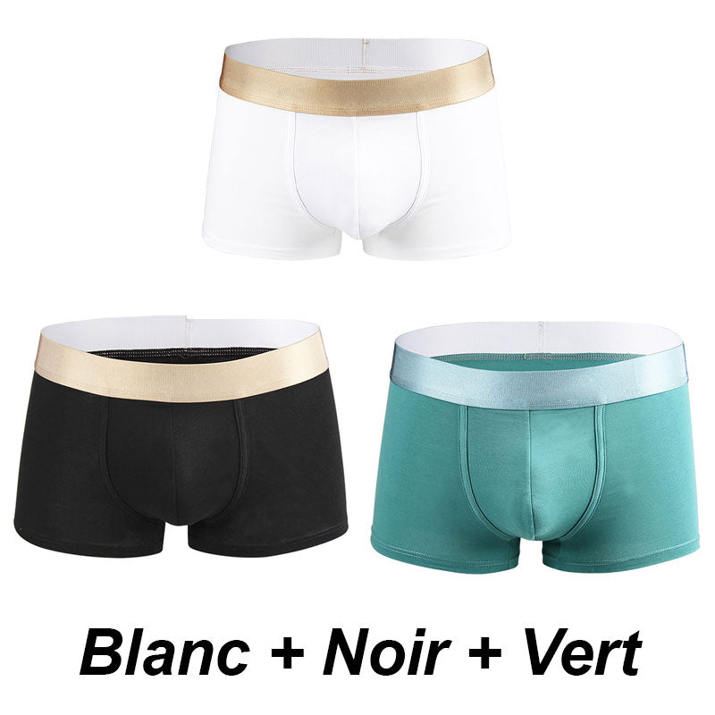 🩲Boxer Élastique Doux et Respirant pour Hommes