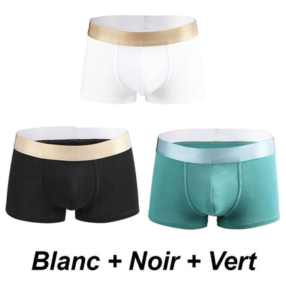 🩲Boxer Élastique Doux et Respirant pour Hommes