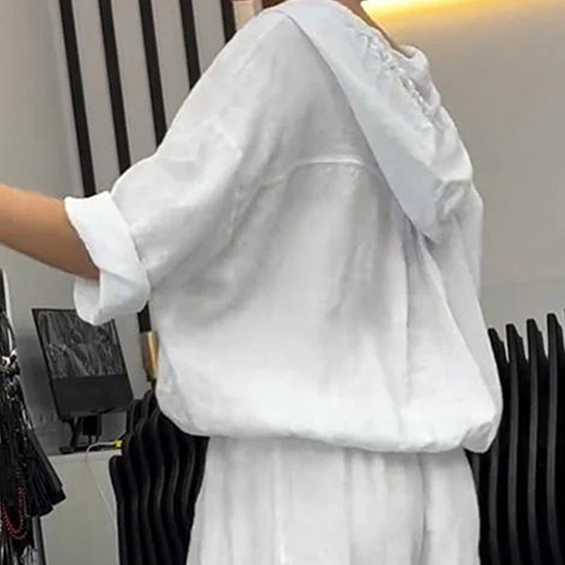 Ensemble deux pièces haut et pantalon décontracté pour femme