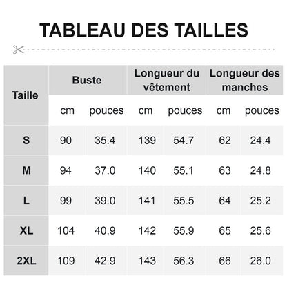 🔥Livraison gratuite🔥Robe Longue à Manches Longues Imprimée avec Décolleté en V