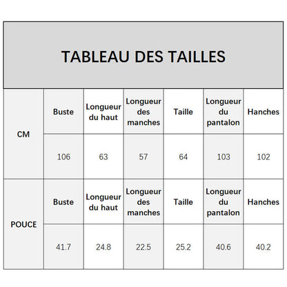 🔥Livraison gratuite🔥Ensemble 2 Pièces en Tricot pour Femmes : Haut à Col Revers & Pantalon à Jambes Larges
