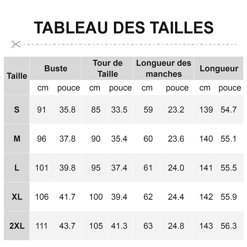 🔥Livraison gratuite🔥Robe Maxi avec Ceinture et Décolleté en V Profond