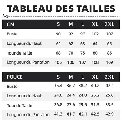 ✈️Livraison gratuite🔥Ensemble 2 Pièces : Haut à Dos Nu Sans Manches et Pantalon à Jambes Larges avec Imprimé Zèbre