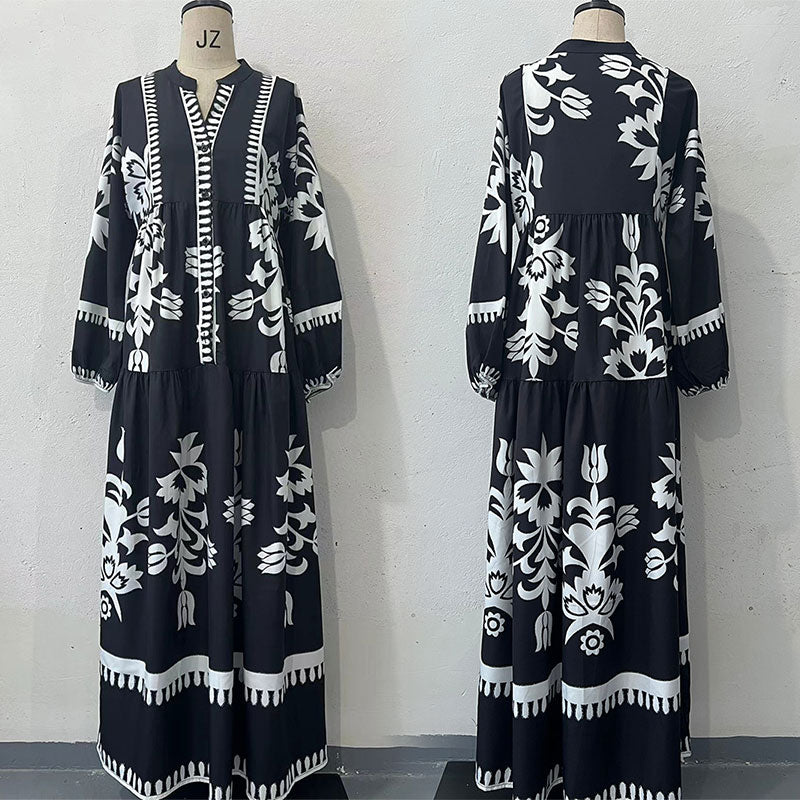 ✈️Livraison gratuite👗Robe Longue Rétro pour Femmes