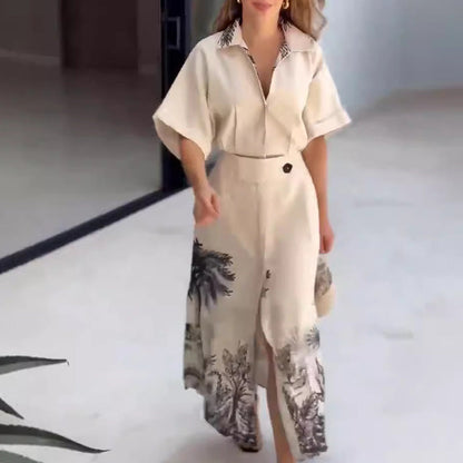 ✈️Livraison gratuite🔥Robe Vintage à Imprimé Floral pour Femmes