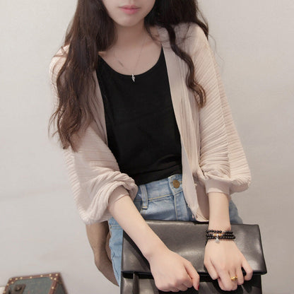 Pull en tricot solide boutonné et ouvert sur le devant pour femmes