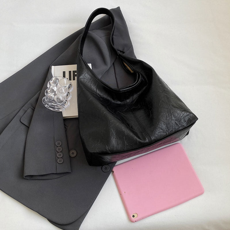 Sac fourre-tout souple chic vintage pour femme