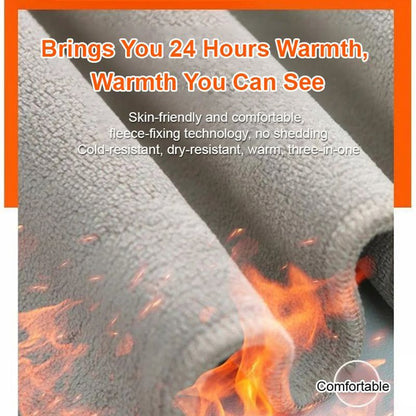 Pantalon chaud à taille haute et doublure en laine