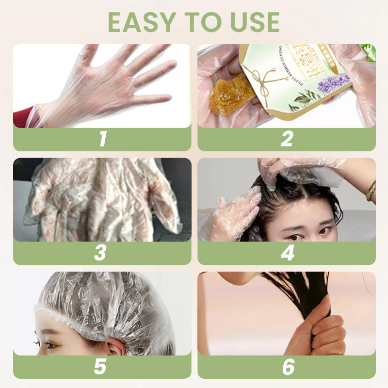 Shampoing colorant végétal pour cheveux