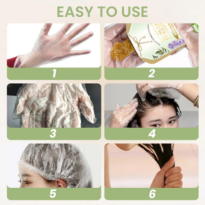 Shampoing colorant végétal pour cheveux