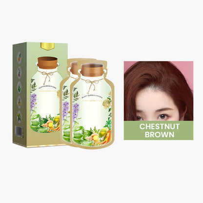 Shampoing colorant végétal pour cheveux