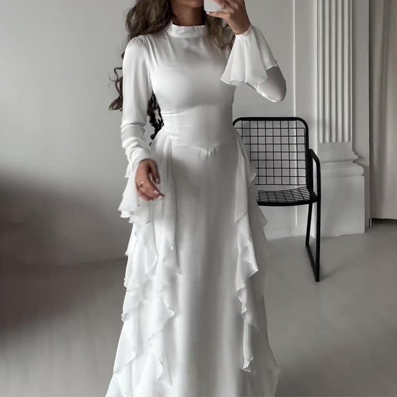 🔥60%de réduction🔥 Robe chic, fluide et brillante pour femme