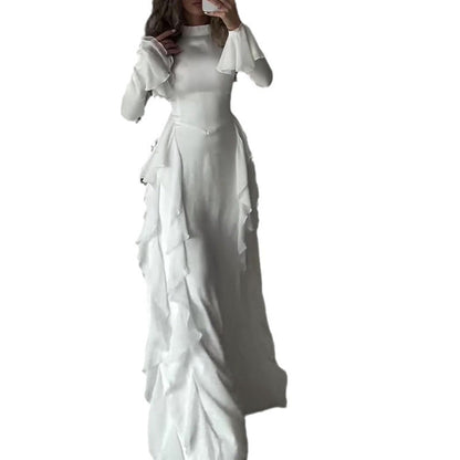 🔥60%de réduction🔥 Robe chic, fluide et brillante pour femme