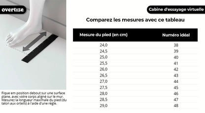 Baskets sans lacets pour hommes - Ultra Confortable